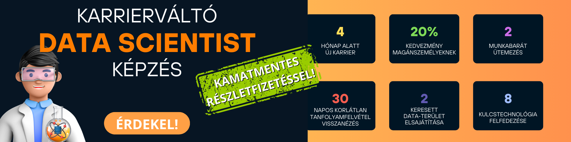 data scientist képzés