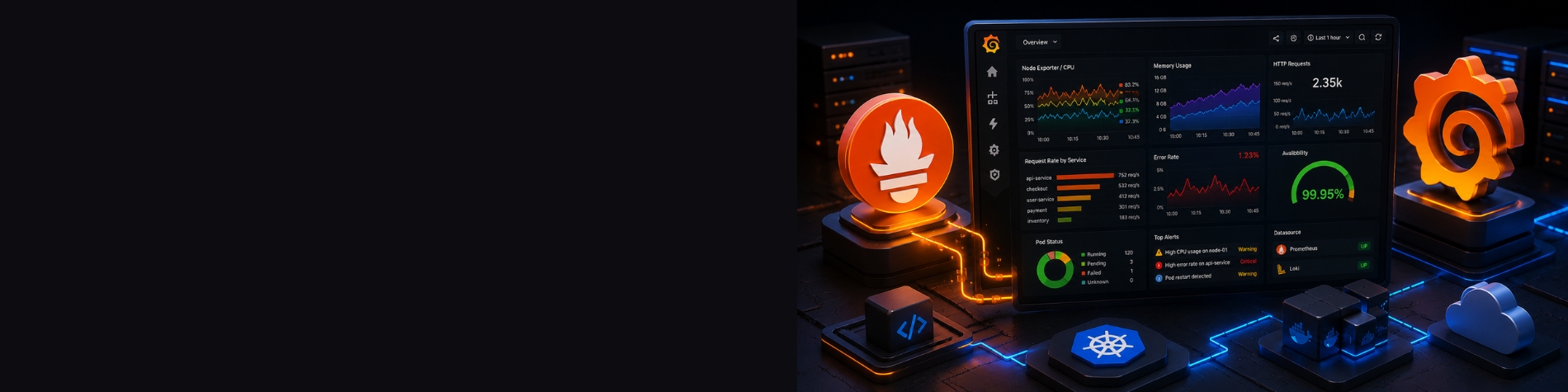 Monitorozás Grafana és Prometheus eszközökkel tanfolyam