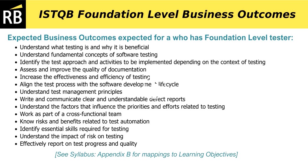 ISTQB Test Engineering Foundation E-Learning